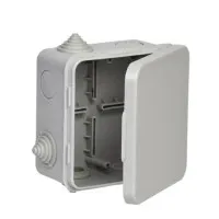Коробка КМ 100х100х50 GENERICA (UKO31-100-100-050-K03-54G). Коробка распаячная для открытой проводки. GENERICA
