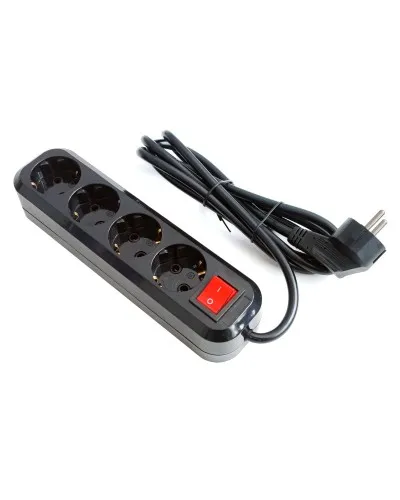 SP4B-318. Сетевой фильтр 4 розетки, 1,8м черный. 5bites в Рязани