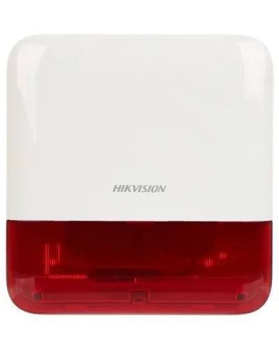 DS-PS1-E-WE Red Indicator. Оповещатель свето-звуковой радиоканальный уличный. AX PRO Hikvision в Рязани