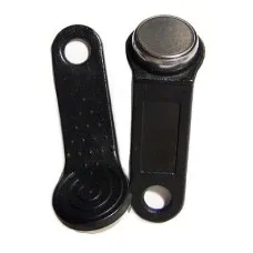 AT-DS 1990 (черный). Ключ электронный Touch Memory с держателем. AccordTec
