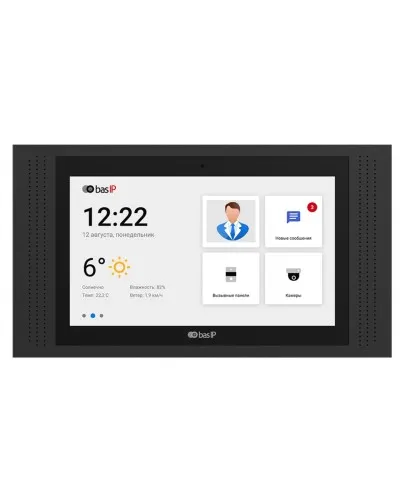 AT-10 BLACK. Монитор IP-видеодомофона цветной. BAS-IP в Рязани