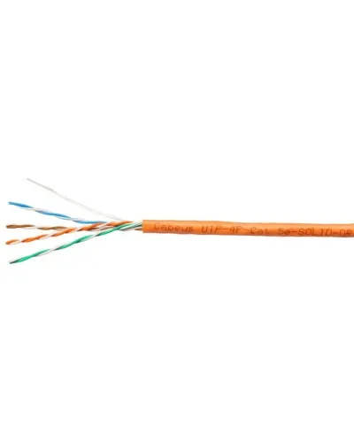 UTP-4P-Cat.5e-SOLID-OR-100 (7253c-5). Кабель «витая пара» (LAN) для структурированных систем связи. CABEUS в Рязани