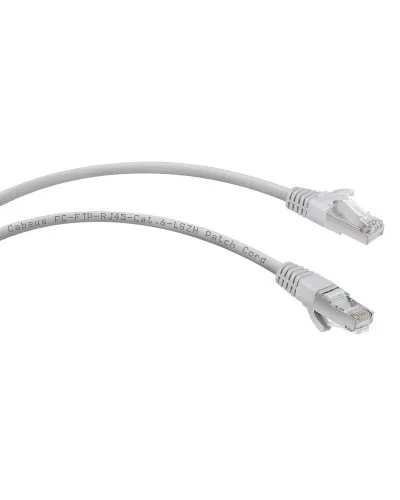 PC-FTP-RJ45-Cat.6-1m-LSZH (7908c), серый. Патч-корд медный. CABEUS в Рязани