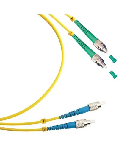 FOP(d)-9-FC/APC-FC/UPC-20m (8109c). Патч-корд оптический. CABEUS в Рязани