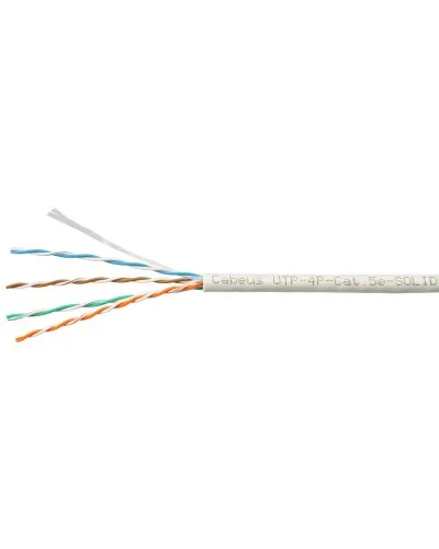 UTP-4P-Cat.5e-SOLID-LSZH-WH-100 (9782c-5). Кабель «витая пара» (LAN) для структурированных систем связи. CABEUS в Рязани