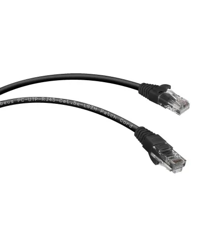 PC-UTP-RJ45-Cat.5e-5m-BK (7691c), чёрный. Патч-корд медный. CABEUS в Рязани