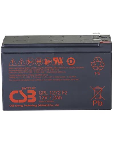 CSB GPL 1272 F2 FR. Аккумулятор герметичный свинцово-кислотный. CSB в Рязани
