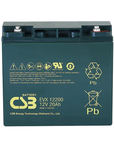 CSB EVX 12200. Аккумулятор герметичный свинцово-кислотный. CSB в Рязани