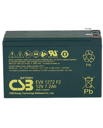 CSB EVX 1272. Аккумулятор герметичный свинцово-кислотный. CSB в Рязани
