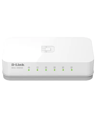 DES-1005C/B1A. Коммутатор с 5 портами 10/100Base-TX. D-Link в Рязани