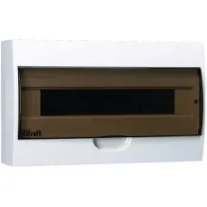 ЩРН-П-18 IP41 настенный (31012DEK). Щиток модульный с прозрачной дверцей. DEKraft