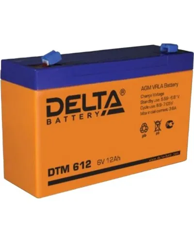 Delta DTM 612. Аккумулятор герметичный свинцово-кислотный. Delta в Рязани
