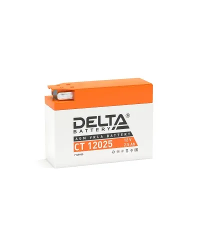 Delta CT 12025. Аккумулятор герметичный свинцово-кислотный стартерный. Delta в Рязани