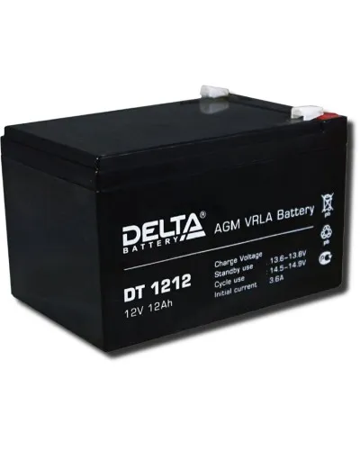 Delta DT 1212. Аккумулятор герметичный свинцово-кислотный. Delta в Рязани