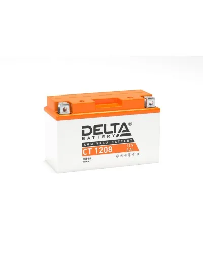 Delta CT 1208. Аккумулятор герметичный свинцово-кислотный стартерный. Delta в Рязани