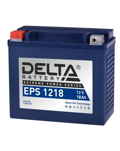 Delta EPS 1218. Аккумулятор герметичный свинцово-кислотный стартерный. Delta в Рязани