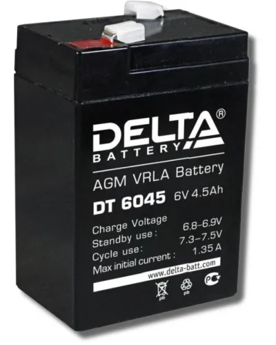 Delta DT 6045. Аккумулятор герметичный свинцово-кислотный. Delta в Рязани
