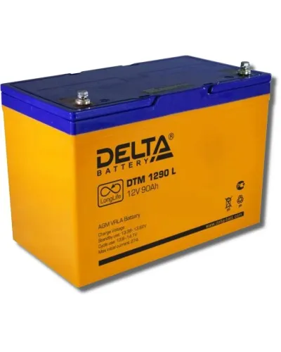 Delta DTM 1290 L. Аккумулятор герметичный свинцово-кислотный. Delta в Рязани