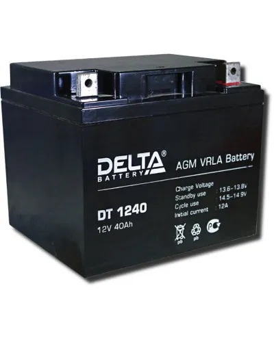 Delta DT 1240. Аккумулятор герметичный свинцово-кислотный. Delta в Рязани