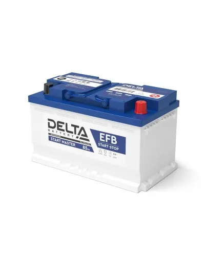 Delta START MASTER EFB 1285 (85 Ah). Аккумулятор автомобильный герметичный свинцово-кислотный. Delta в Рязани