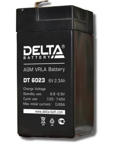 Delta DT 6023. Аккумулятор герметичный свинцово-кислотный. Delta в Рязани