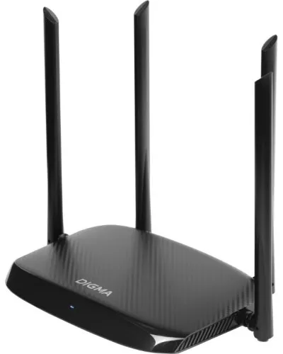 DWR-AC1202 AC1200 10/100/1000BASE-TX черный. Роутер беспроводной. Digma в Рязани