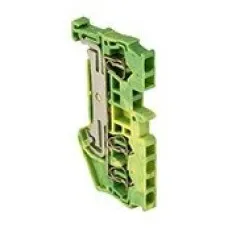 JXB-ST-2.5 3-проводная, земля, желто-зеленная (plc-jxb-st-2.5-3-pen). Колодка клеммная пружинная. EKF