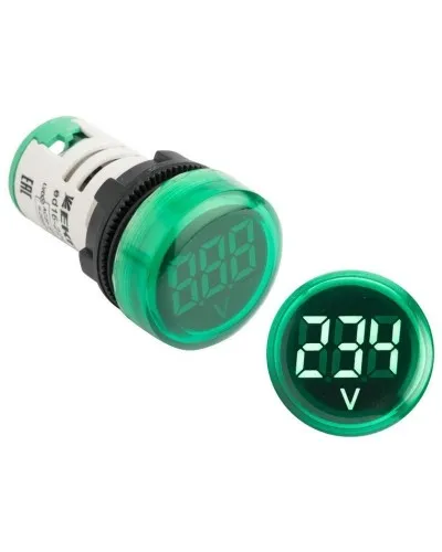 ED16-22VD (ed16-22vd-g). Индикатор значения напряжения зеленый. EKF в Рязани