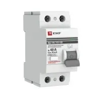 УЗО ВД-100 2P 40А 30мА тип AC эл-мех  PROxima (elcb-2-40-30-em-pro). Выключатель дифференциального тока (УЗО). EKF