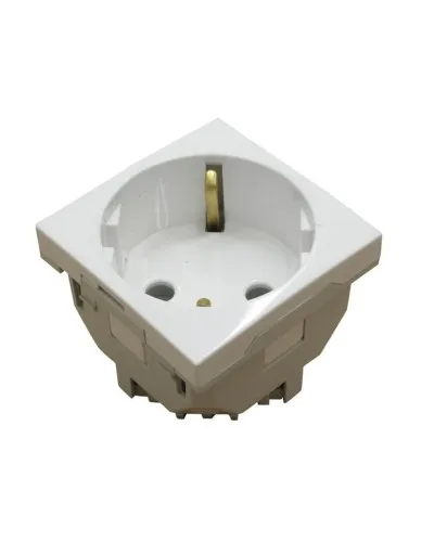 Розетка 2к+З (45х45), белая (45131 SBR): Розетка 2к+З в Рязани