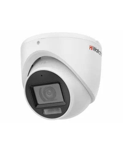 DS-T203A(B) (3.6мм). Бюджетная видеокамера мультиформатная купольная. HiWatch в Рязани
