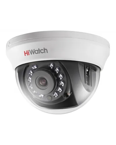DS-T201(B) (3.6мм). Бюджетная видеокамера мультиформатная купольная. HiWatch в Рязани