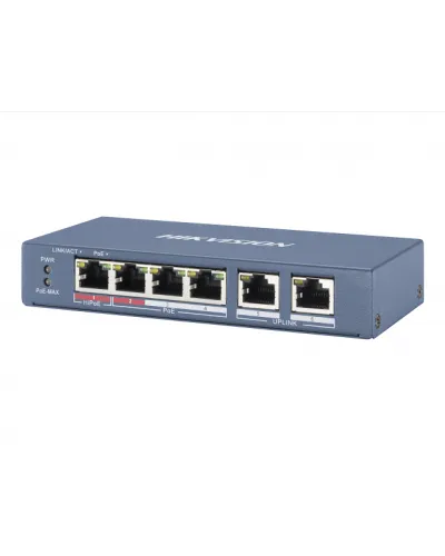 DS-3E0106HP-E. Коммутатор с питанием POE. Hikvision в Рязани