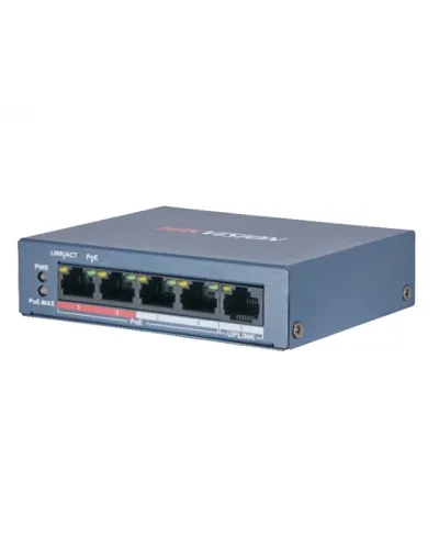 DS-3E0105P-E/M(B). Коммутатор с питанием POE. Hikvision в Рязани