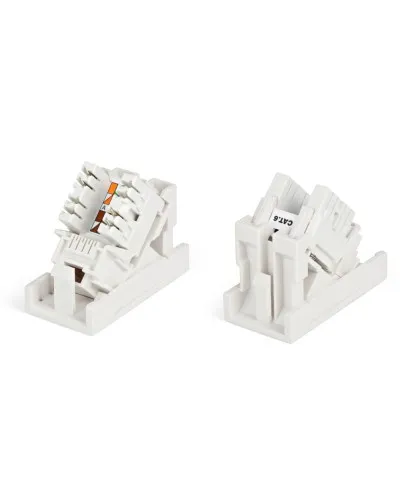 SIP2K-C6-M45-22.5. Вставка 45x22,5 с наклонным модулем RJ-45 категории 6. Hyperline в Рязани