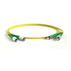 FC-D2-9-FC/AR-FC/AR-H-1M-LSZH-YL. Патч-корд волоконно-оптический FC-FC. Hyperline