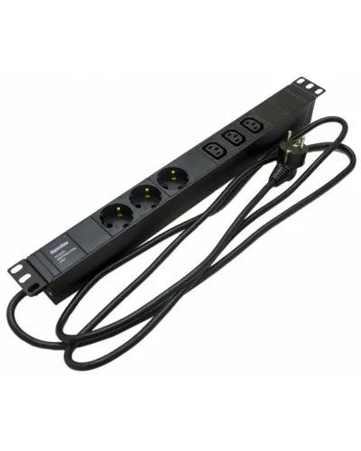 SHE19-3SH-3IEC-2.5EU. Блок розеток 19. Hyperline в Рязани