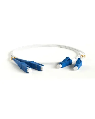 FC-D2-9A1-LC/UR-SC/UR-H-3M-LSZH-WH. Патч-корд волоконно-оптический LC-SC. Hyperline в Рязани