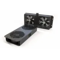 TFAB-T2FR-RAL9004. Модуль вентиляторный потолочный с 2-мя вентиляторами. Hyperline