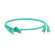 FC-D2-503-LC/PR-LC/PR-H-2M-LSZH-AQ. Патч-корд волоконно-оптический многомодовый. Hyperline