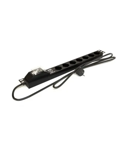 SHE19-7SH-BF-2.5EU. Блок розеток 19. Hyperline в Рязани