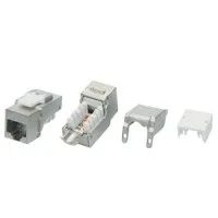 KJ9-8P8C-C6-90-SH-F. Вставка Keystone Jack RJ-45. Hyperline