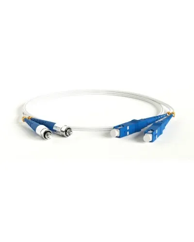 FC-D2-9A1-FC/UR-SC/UR-H-1M-LSZH-WH. Патч-корд волоконно-оптический SC-FC. Hyperline в Рязани