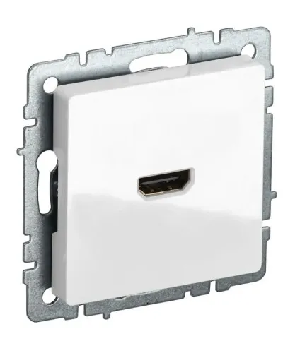 Розетка HDMI РHDMI-0-БрБ белая BRITE (BR-H10-K01). Розетка HDMI. IEK в Рязани