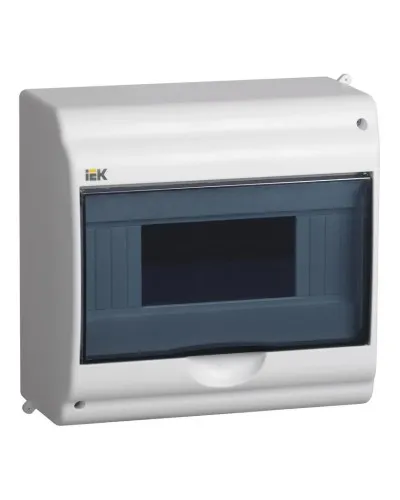 Корпус пластиковый КМПн 2/9-1 IP31 белый KREPTA 3 (MKP42-N-09-31-01). Щиток модульный с прозрачной дверцей, настенный. IEK в Рязани