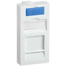 CS6-11M: Вставка 45х22,5мм для 1 модуля Keystone Jack с маркером