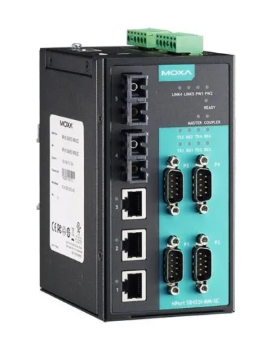 NPort S8455I-SS-SC. 4-портовый преобразователь. MOXA в Рязани