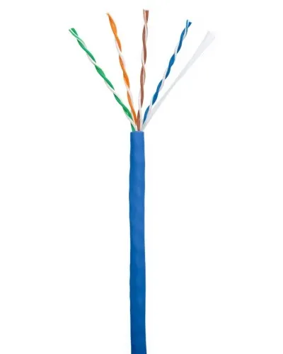 U/UTP 4pair, Cat5e, In, PVC (CCA-UU004-5E-PVC-BL). Кабель «витая пара» (LAN) для структурированных систем связи. NETLAN в Рязани