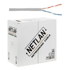 U/UTP 2pair, Cat5, In, PVC, CCA (CCA-UU002-5-PVC-GY) . Кабель «витая пара» (LAN) для структурированных систем связи. NETLAN