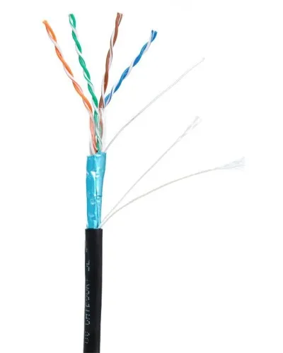 F/UTP 4pair, Cat5е, Out, PE (EC-UF004-5E-PE-BK). Кабель «витая пара» (LAN) для структурированных систем связи. NETLAN в Рязани